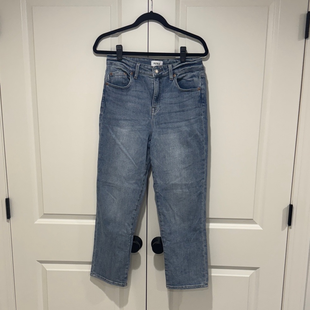 Pistola Monroe Cropped High Rise Jean